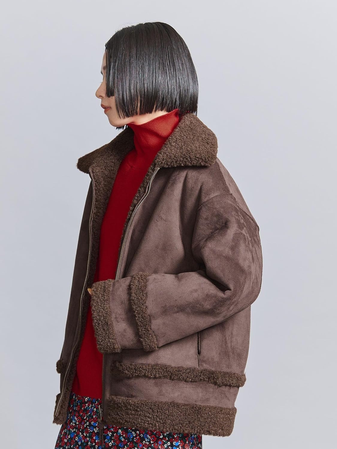 新品未使用】B&Y リバーシブルボアコート M 【公式通販】